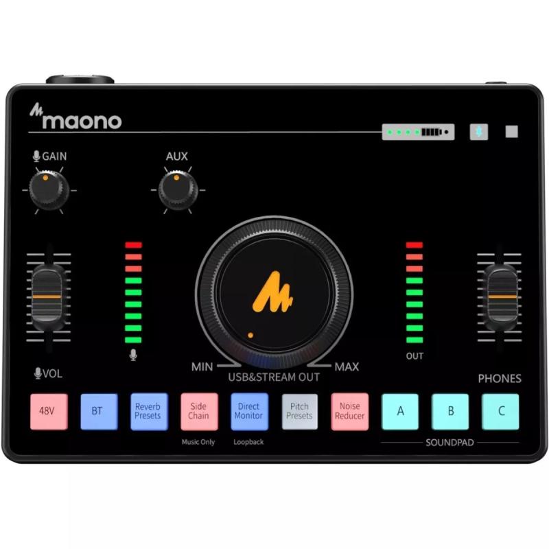 Maono AMC2 Neo lydkort/streamer podcaster-mixer