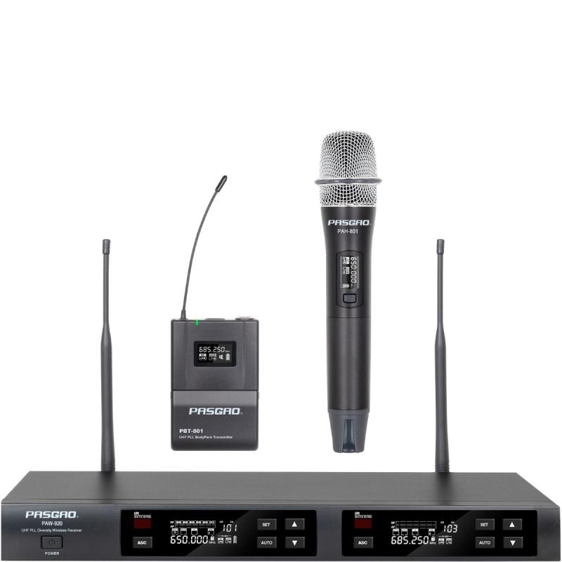 Pasgao PAW-920/PAH-801/PBT-801 (823-832 MHz) trådløst sæt