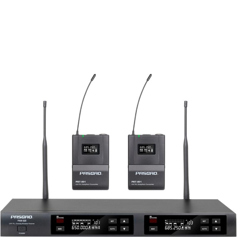Pasgao PAW-920/PBT-801 (823-832 MHz) trådløst sæt