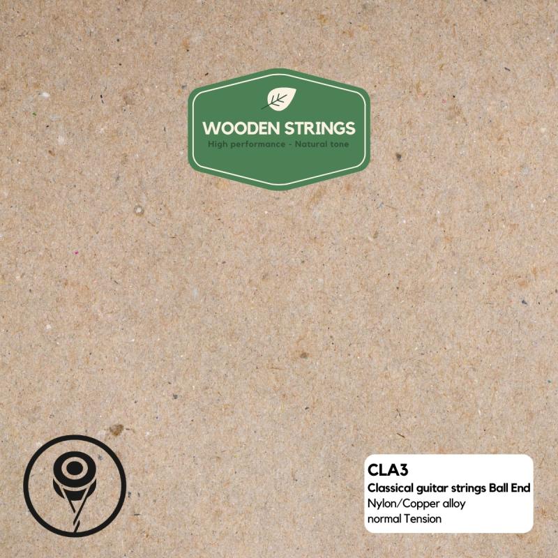 Wooden Strings CLA3 spansk guitar-strenge ballend