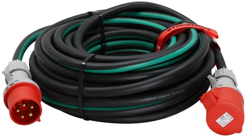 25m CEE Forlængerkabel - 400V 3-faset - 32A - ALU