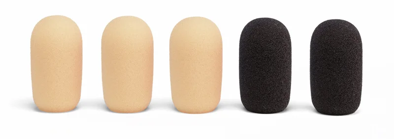 Samson AH8 Vindpels til lavalier mikrofon  i Sort og Beige - 5 pack