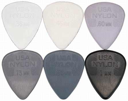 Dunlop Nylon Plektre - diverse