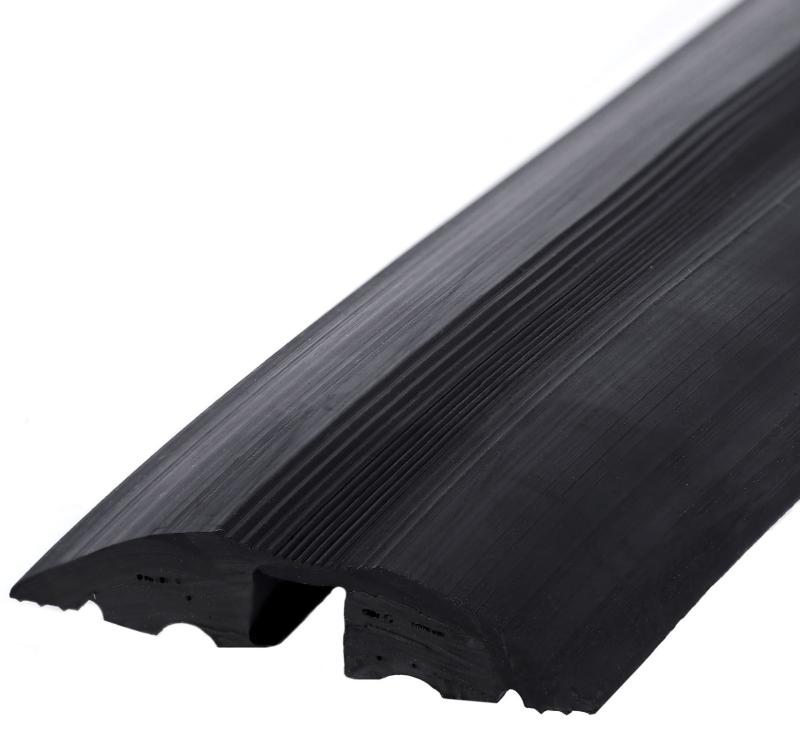 Defender Kabelbro Sort - 66x12 mm - 3 meter