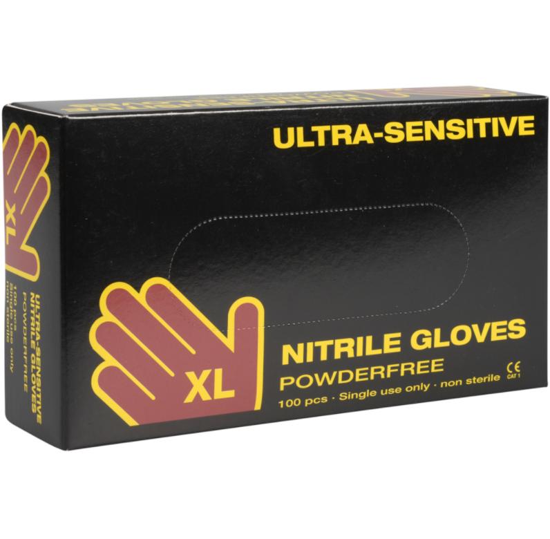 Engangshandsker - Nitril puderfri Ultra-Sensitive