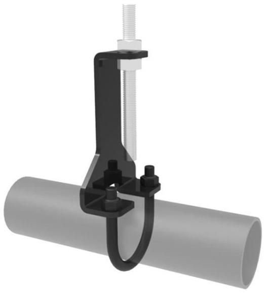 Admiral Grid hanging bracket til 50mm rør - Sort - Maks last 40kg
