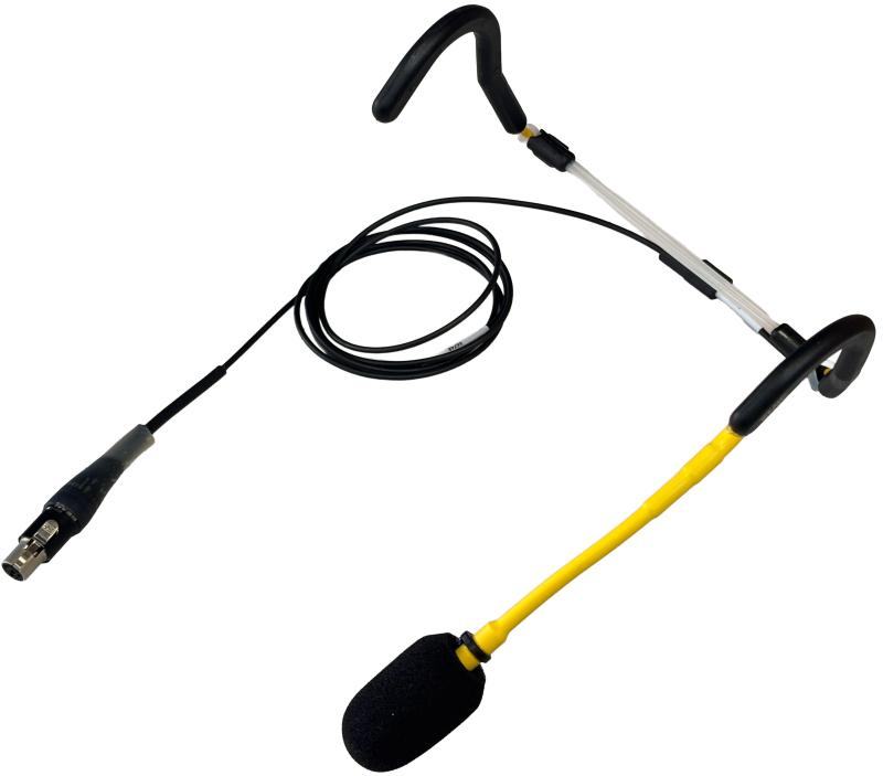 Aeromic Fitness Headset med Mipro 4pol Mini XLR stik