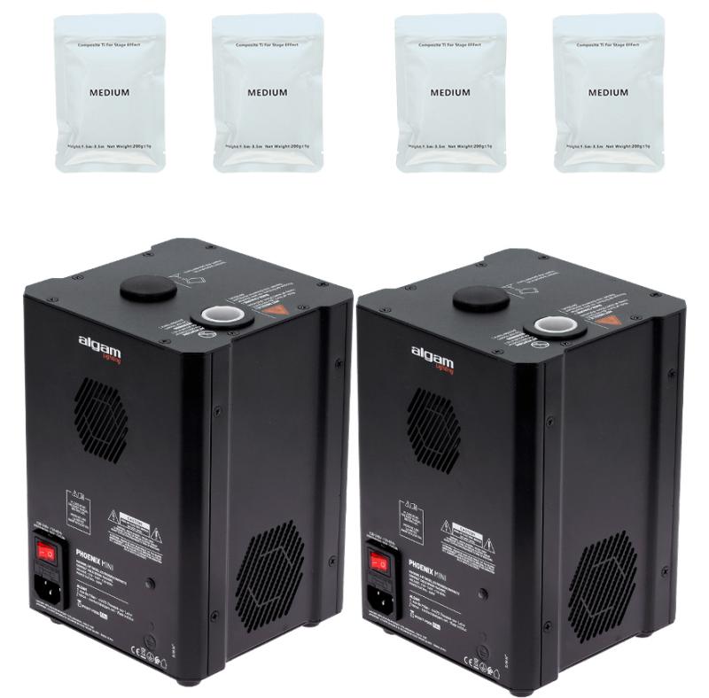Algam Lighting PHOENIX-MINI Kompakt Spark Maskine Bundle