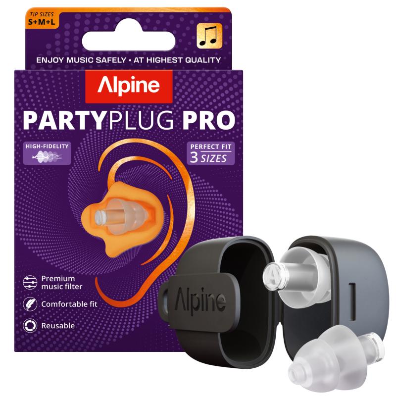 Alpine Partyplug Pro 2025 Ørepropper - Transparent
