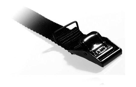 Arno strop - 250 cm x 25 mm - Sort