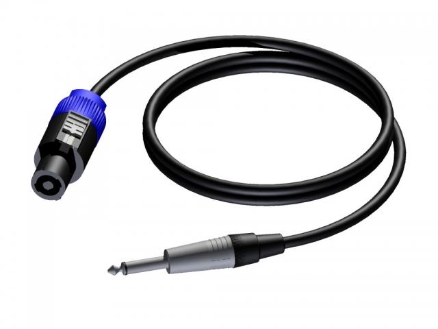 Procab CAB592-10 Højttalerkabel 2x1,5 - Speakon - Jack Han