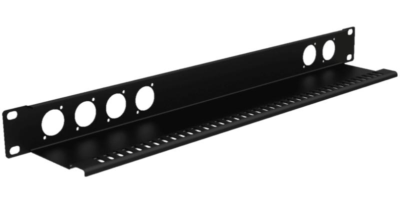 Caymon BP106T Rackpanel med aflastning - 6 x D-Size hul - 19"/1Unit