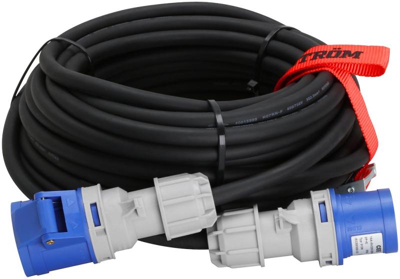 CEE Forlængerkabel - 230V 1-faset -16A 20 meter