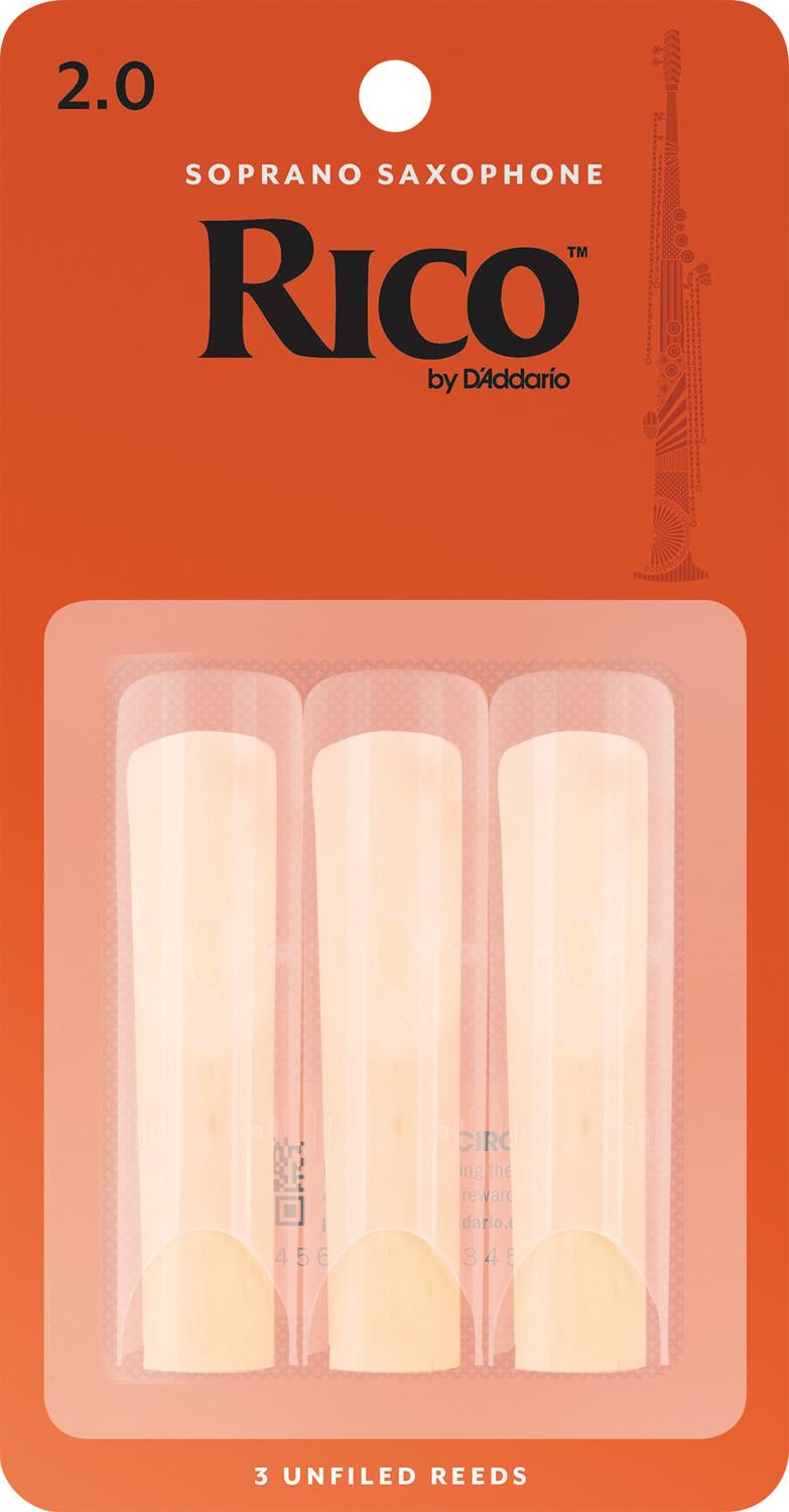 D'Addario Rico Saxofon-blade Sopran - 3 Pack 2
