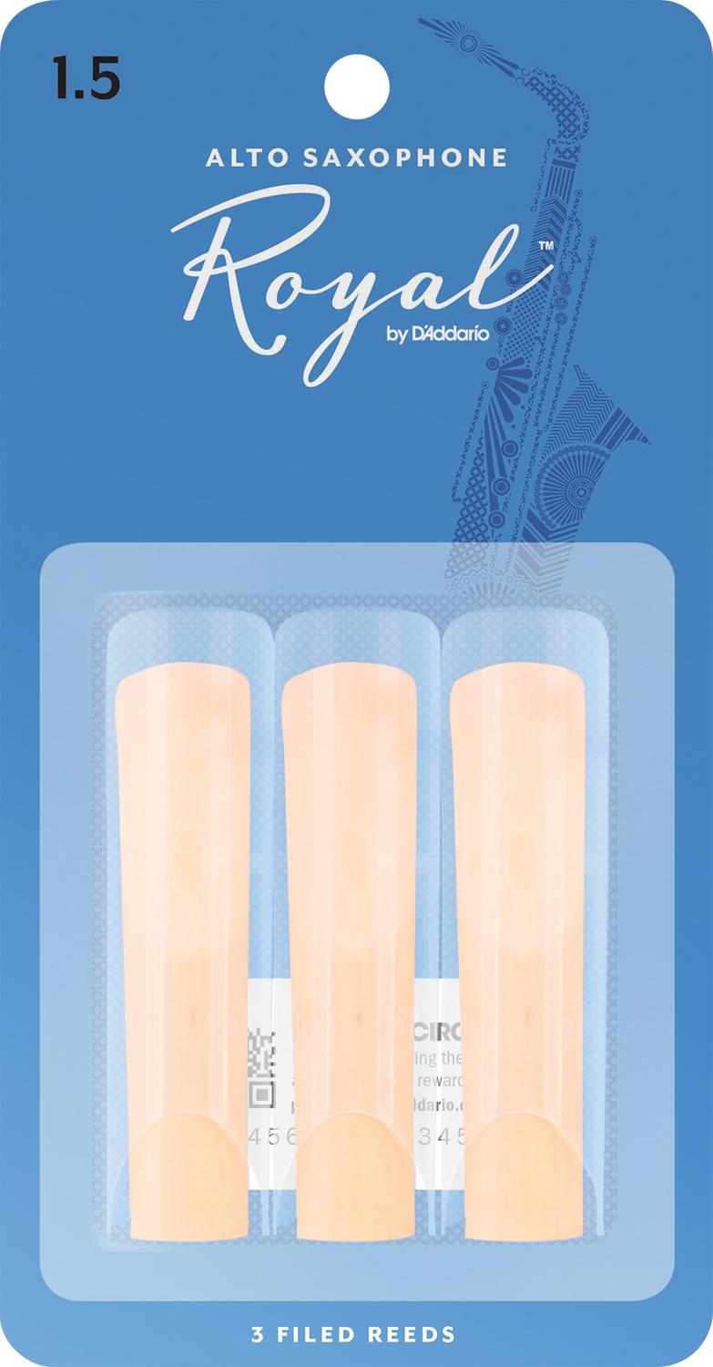 D'Addario Royal Saxofon-blade Alt - 3 Pack 1,5