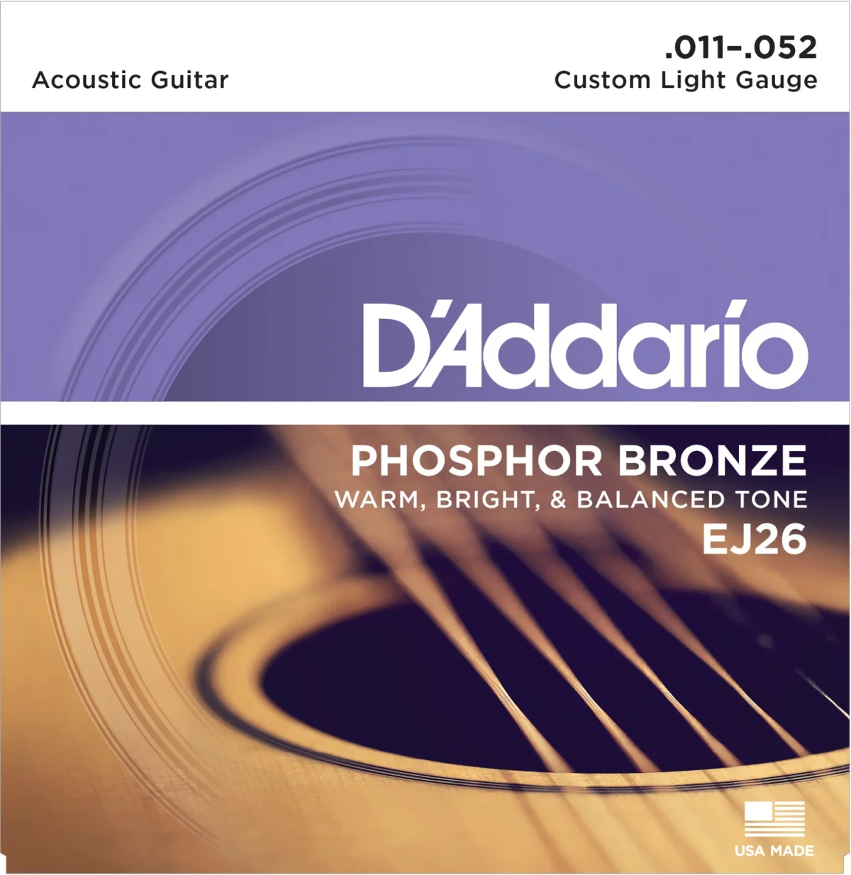 D'Addario EJ26 Western guitar strenge 0.11 - 0.52