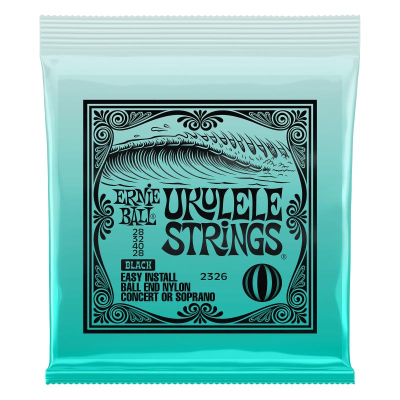 Ernie Ball 2326 Ukulele strenge - Sort