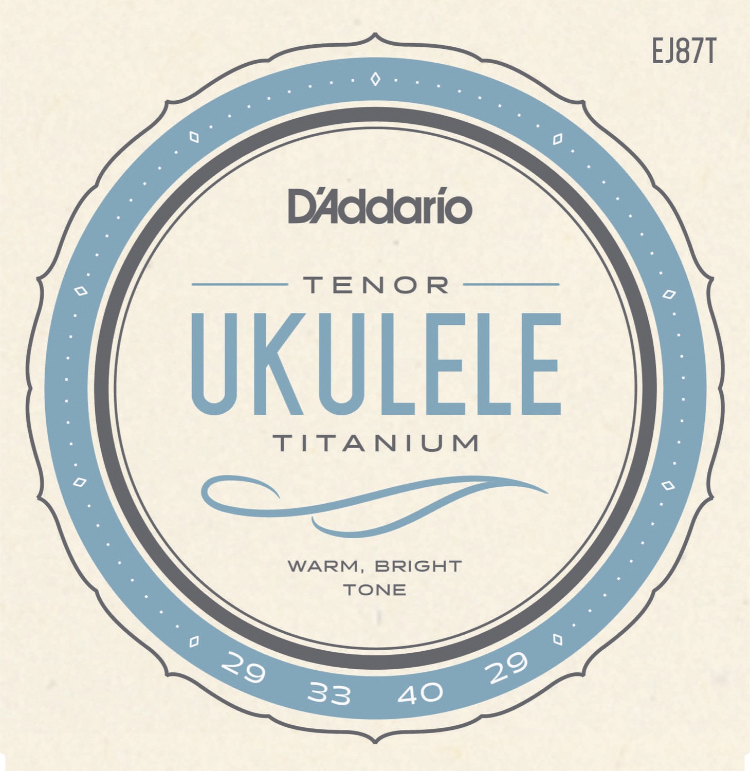 D'Addario EJ87T Tenor Ukulelestrenge Titanium