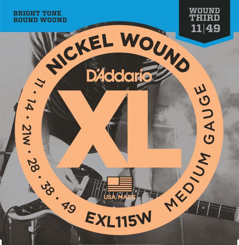 D'Addario EXL115W 0.11 - 0.49