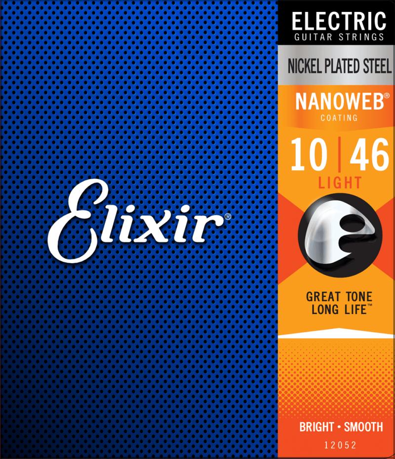 Elixir Nanoweb - El-guitar strenge 010-046 Light