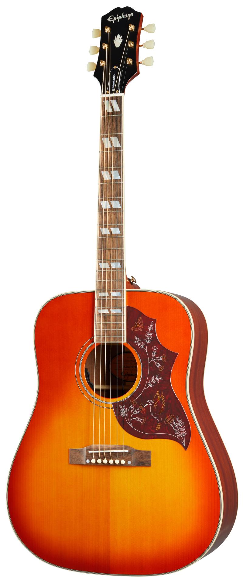 Epiphone Hummingbird ACSG Western guitar - Aged Cherry Sunburst Gloss