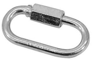 Eurolite Quick Link 4mm. - Max 90kg - Sølv