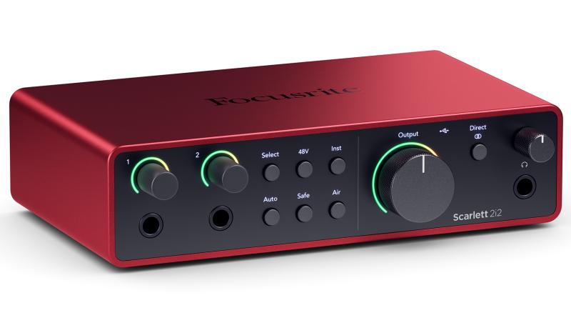 Focusrite Scarlett 2i2 4th Gen Lydkort