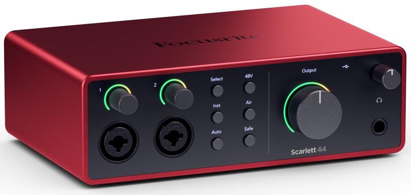 Focusrite Scarlett 4i4 4th Gen Lydkort