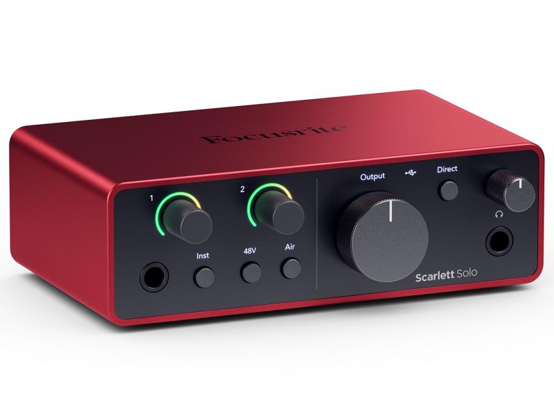 Focusrite Scarlett Solo 4th Gen Lydkort