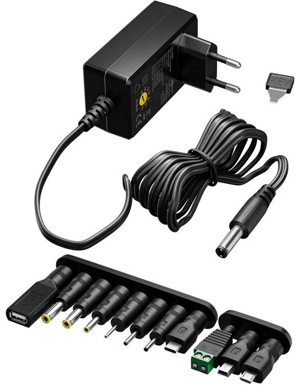 Goobay Netadapter - 3-12V DC 1000mA m. USB