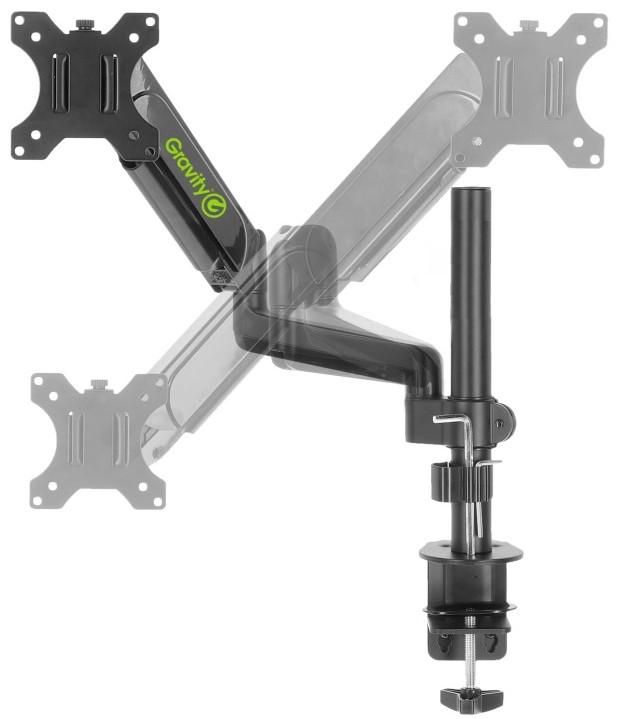 Gravity SA6131B Monitor arm, passer fra 13" og op til 27" skærme