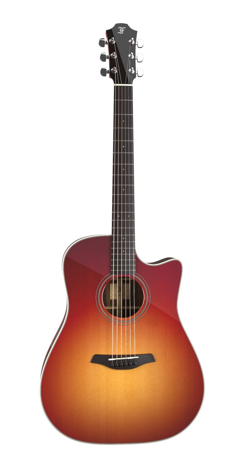 Furch Green Dc-SR Master's Choice Sunburst - Western Guitar med L.R. Baggs SPE Pickup og Hiscox case