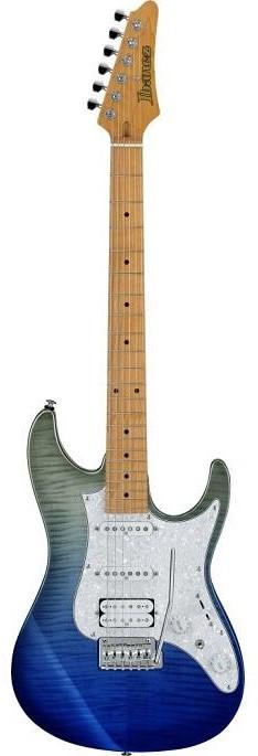 Ibanez AZ224F-BIG El Guitar - Blue Iceburg Graduation, inkl. Gigbag