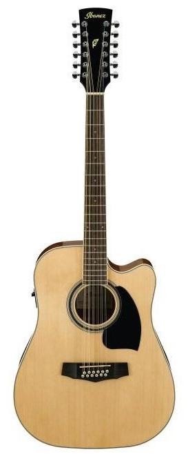Ibanez PF1512ECE-NT 12-Strenget Western guitar - Natur