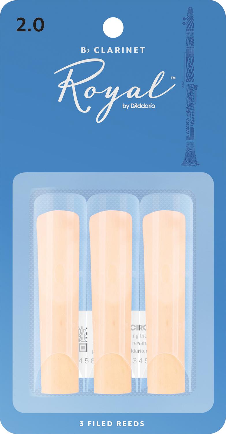 D'Addario Royal Klarinet-blade Bb - 3 Pack 2