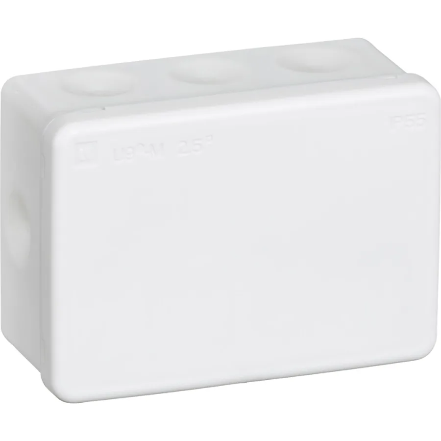 LK U9 Membrandåse 2.5mmÂ² - Hvid