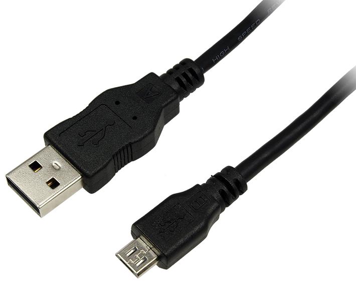LogiLink USB A til Micro B kabel - 3 meter