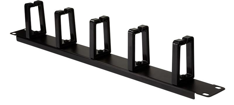LogiLink Rackpanel med 5 drejelige aflastnings bøjler - 19"/1Unit
