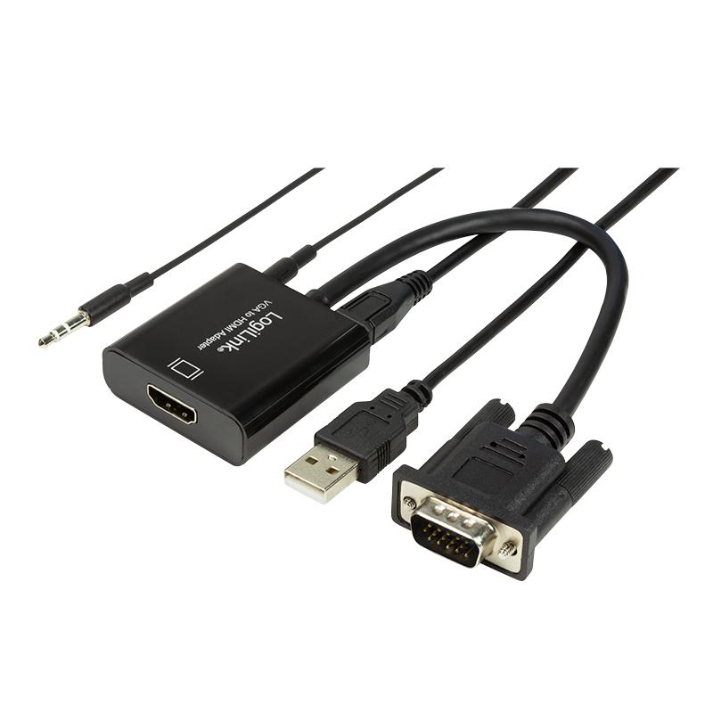 LogiLink VGA med lyd til HDMI Converter