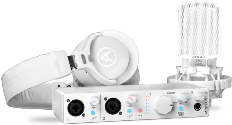 Arturia Minifuse 2 Recording Pack - Hvid