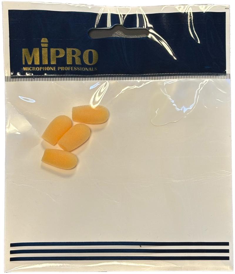 Mipro W55S Vindhætte til MU55 - Beige - 4 Pack