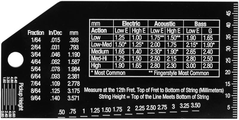 MusicNomad MN602 - String Action Gauge