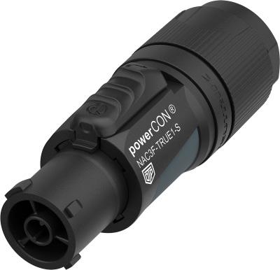 Neutrik NAC3F-TRUE1-S PowerCON TRUE1 Hun kabelstik - Sort