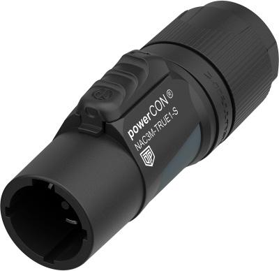 Neutrik NAC3M-TRUE1-S PowerCON TRUE1 Han kabelstik - Sort