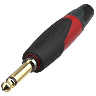 Neutrik NP2XX-SILENT 6,3mm Jack Han Kabelstik - Rød