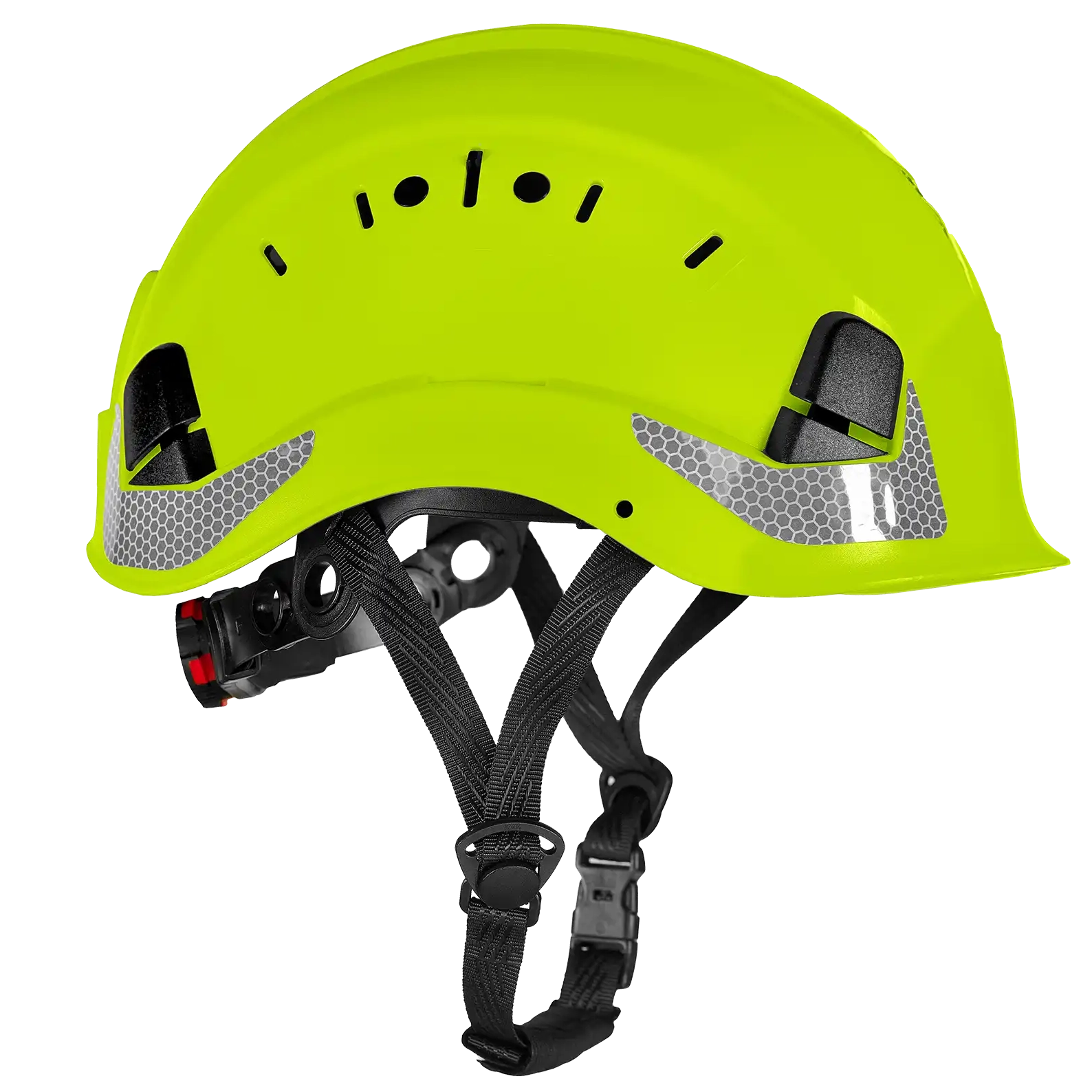 OS HelmIQ sikkerhedshjelm med skruejustering Hi-viz gul