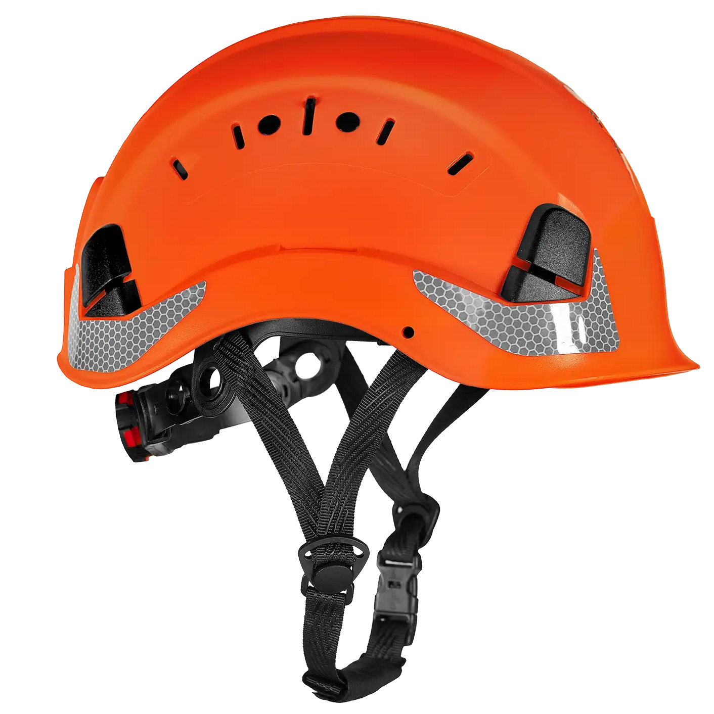 OS HelmIQ sikkerhedshjelm med skruejustering Hi-viz orange