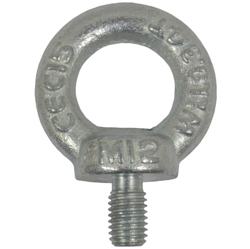 Øjebolt / Ringbolt M12 x 20mm, Ø30mm - WLL 340 kg