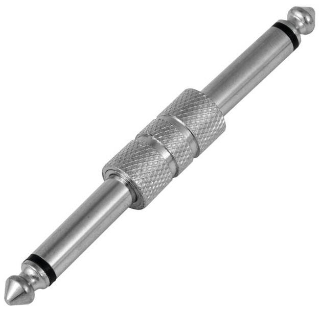 Omnitronic Jack Adapter Han/Han 6.3 mm Mono