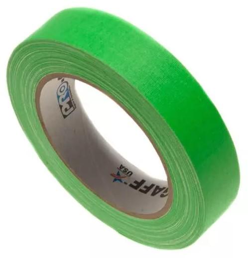 PRO-GAFF Glow Gaffatape 24mm x 22,8m - Flere farver Grøn